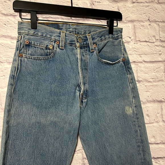 Levi's 501 Vintage Made in the USA Straight Leg Jeans Y2K (VINTAGE size 27) - Picture 4 of 14
